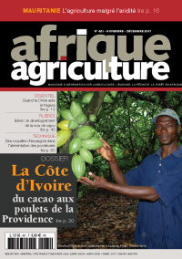 Afrique Agriculture 421 de novembre/décembre 2017