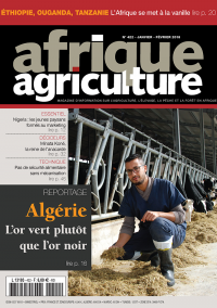Afrique Agriculture 422 de janvier/février 2018