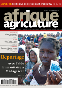 Afrique Agriculture 413 de juillet/août 2016