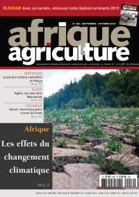 Afrique Agriculture 426 de septembre/octobre 2018