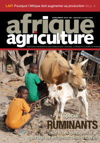 Supplément ruminants d'Afrique Agriculture 420 de septembre/octobre 2017