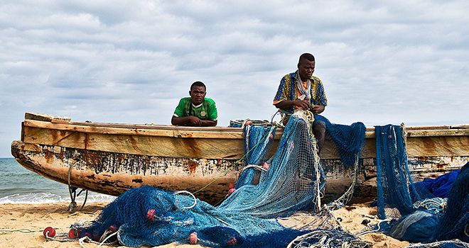 Des pêcheurs togolais. Photo : i24news