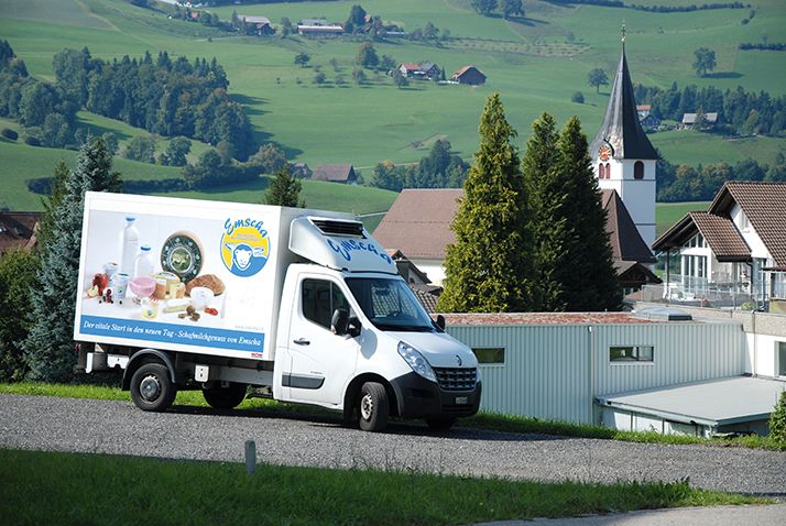 La Suisse est le pays  du fromage et des pâturages, comme ici à Entlebuch, au centre du pays, zone protégée par l’Unesco. Photo : Antoine Hervé