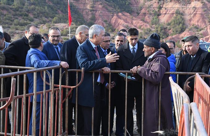 En réponse aux hautes instructions royales, un programme d’urgence a été mis en place dans les provinces d’Al Haouz et de Chichaoua. Photos : ministère de l'Agriculture du Maroc