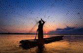 Scène de pêche sur le lac Nangbeto. Photo : Officiel Togo
